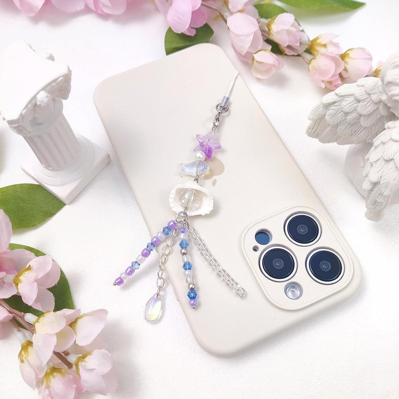 cioatu Y2K Cute Phone Charms Set - Aesthetic Cherry,Flower, Butterfly & Star Cell Phone Straps, Kawaii PhoneAccessories for Bag Keychain, AirPods, Camera Decor - Image 3